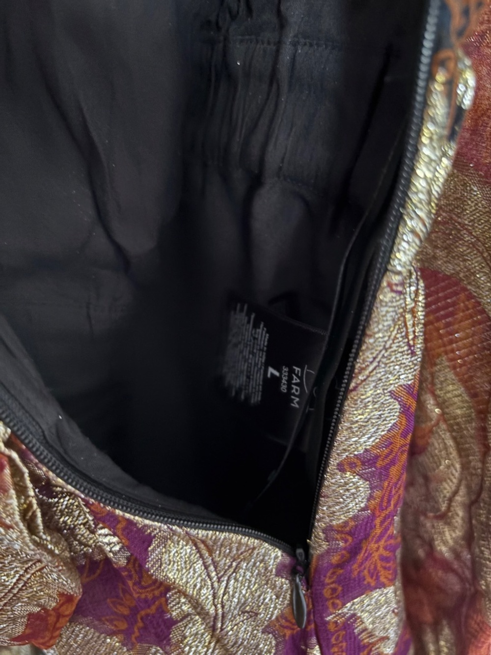Farm Rio Lamé Jacquard Maxi Dress - Picture 7 of 11